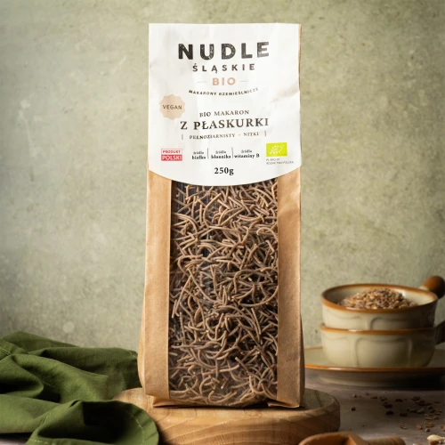 Z PłASKURKI BIO Pełnoziarnisty - NITKI 250g